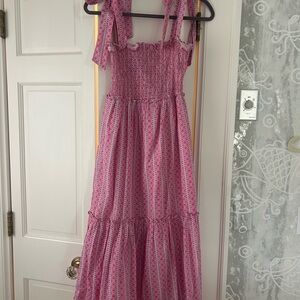 Tuckernuck Pink Floral Maxi Dress